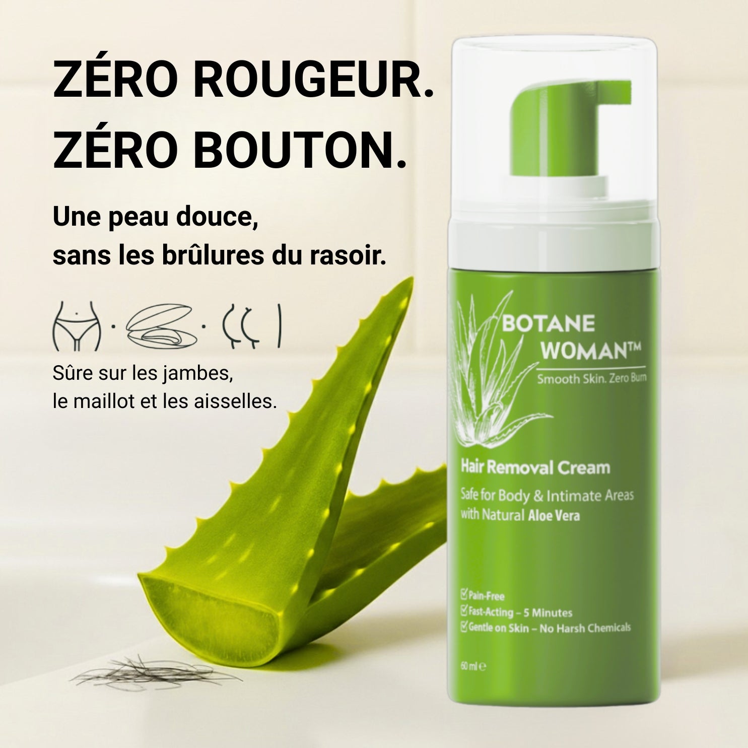 Crème Dépilatoire Femme