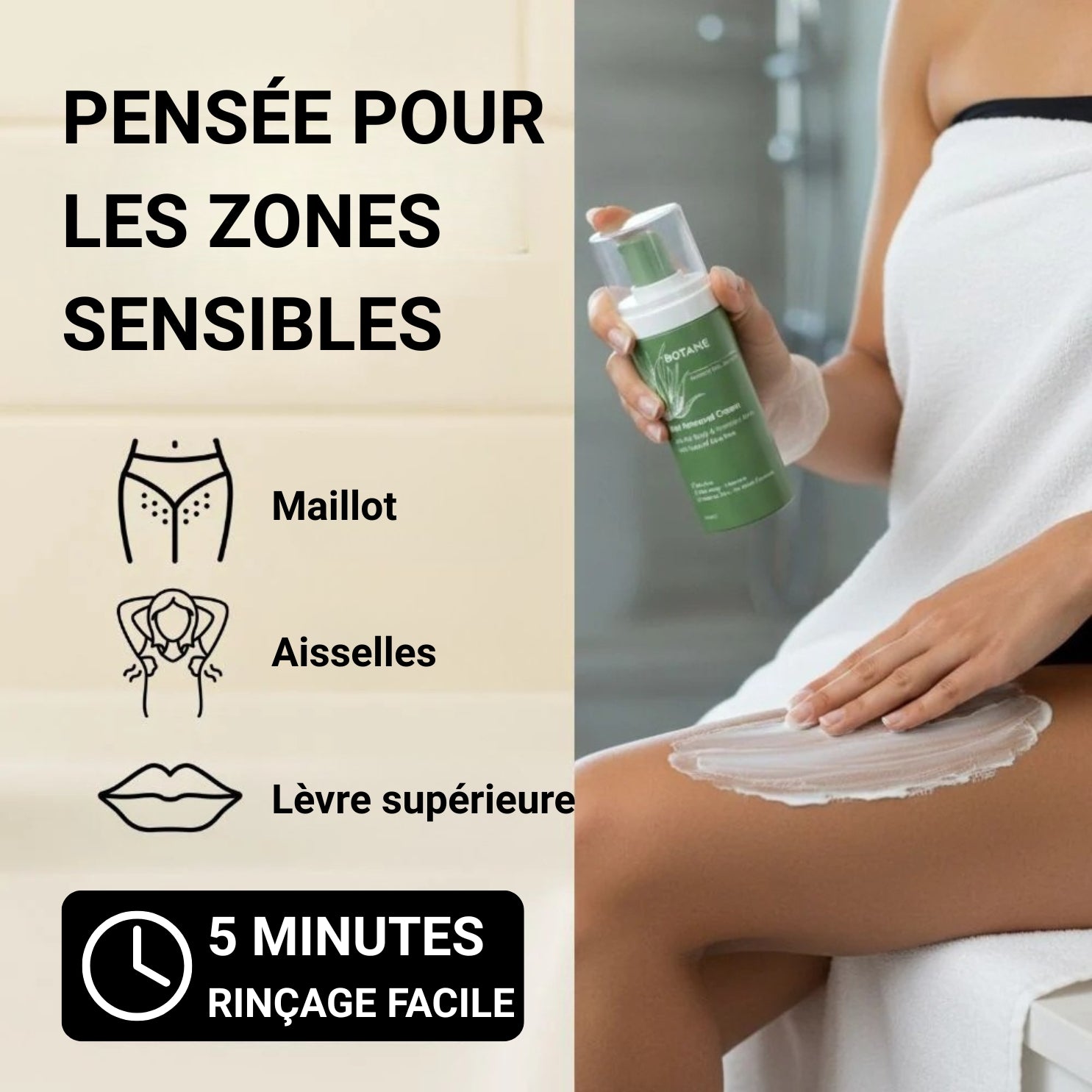 Crème Dépilatoire Femme